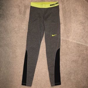 NIKE PRO dri-fit fleece lined leggings